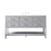 Elegant Kitchen/Bath Sinclaire 60" Single Bathroom Vanity, Gray - VF19060GR