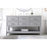 Elegant Kitchen/Bath Sinclaire 60" Single Bathroom Vanity, Gray
