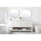 Elegant Kitchen/Bath Sinclaire 72" Double Bathroom Vanity, White