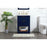 Elegant Kitchen/Bath Larkin 24" Single Bathroom Vanity, Blue