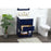Elegant Kitchen/Bath Larkin 24" Single Bathroom Vanity, Blue