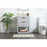 Elegant Kitchen/Bath Larkin 24" Single Bathroom Vanity, Grey