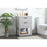 Elegant Kitchen/Bath Larkin 24" Single Bathroom Vanity, Grey