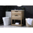 Elegant Lighting Larkin 24"L Single Vanity Sink, Natural Oak