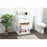 Elegant Kitchen/Bath Larkin 24" Single Bathroom Vanity, White