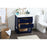 Elegant Kitchen/Bath Larkin 30" Single Bathroom Vanity, Blue