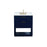 Elegant Larkin 30" Single Bathroom Vanity, Blue/Backsplash - VF19230BL-BS