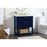 Elegant Larkin 30" Single Bathroom Vanity, Blue/Backsplash