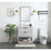 Elegant Kitchen/Bath Larkin 30" Single Bathroom Vanity, Grey