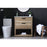 Elegant Lighting Larkin 30"L Single Vanity Sink, Natural Oak