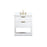 Elegant Larkin 30" Single Bathroom Vanity, White/Backsplash - VF19230WH-BS