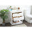 Elegant Larkin 30" Single Bathroom Vanity, White/Backsplash