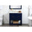 Elegant Kitchen/Bath Larkin 36" Single Bathroom Vanity, Blue