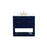 Elegant Larkin 36" Single Bathroom Vanity, Blue/Backsplash - VF19236BL-BS