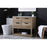 Elegant Lighting Larkin 36"L Single Vanity Sink, Natural Oak