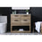 Elegant Lighting Larkin 36"L Single Vanity Sink, Natural Oak