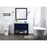 Elegant Kitchen/Bath Larkin 42" Single Bathroom Vanity, Blue