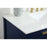 Elegant Kitchen/Bath Larkin 42" Single Bathroom Vanity, Blue