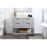 Elegant Kitchen/Bath Larkin 42" Single Bathroom Vanity, Grey