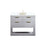 Elegant Larkin 42" Single Bathroom Vanity, Grey/Backsplash - VF19242GR-BS