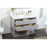 Elegant Larkin 42" Single Bathroom Vanity, Grey/Backsplash