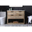 Elegant Lighting Larkin 42"L Single Vanity Sink, Natural Oak