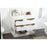 Elegant Larkin 42" Single Bathroom Vanity, White/Backsplash