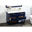 Elegant Kitchen/Bath Larkin 48" Single Bathroom Vanity, Blue