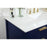 Elegant Kitchen/Bath Larkin 48" Single Bathroom Vanity, Blue