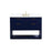 Elegant Larkin 48" Single Bathroom Vanity, Blue/Backsplash - VF19248BL-BS
