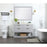 Elegant Kitchen/Bath Larkin 48" Single Bathroom Vanity, Grey