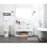Elegant Larkin 48" Single Bathroom Vanity, Grey/Backsplash