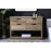 Elegant Lighting Larkin 48"L Single Vanity Sink, Natural Oak