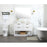 Elegant Kitchen/Bath Larkin 48" Single Bathroom Vanity, White