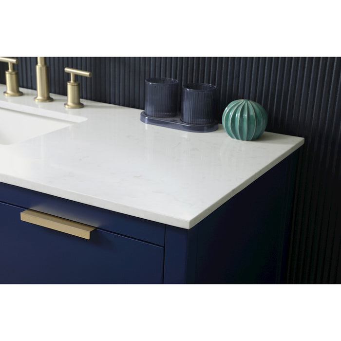 Elegant Lighting Larkin 54" Single Vanity Sink, Blue