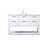 Elegant Lighting Larkin 54" Single Vanity Sink, White - VF19254WH