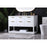 Elegant Lighting Larkin 54" Single Vanity Sink, White