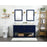 Elegant Kitchen/Bath Larkin 60" Single Bathroom Vanity, Blue