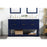 Elegant Kitchen/Bath Larkin 60" Double Bathroom Vanity, Blue