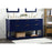 Elegant Kitchen/Bath Larkin 60" Double Bathroom Vanity, Blue