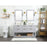 Elegant Kitchen/Bath Larkin 60" Double Bathroom Vanity, Blue