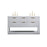 Elegant Kitchen/Bath Larkin 60" Double Bathroom Vanity, Grey - VF19260DGR