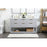 Elegant Kitchen/Bath Larkin 60" Double Bathroom Vanity, Grey