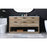 Elegant Lighting Larkin 60"L Double Vanity Sink, Natural Oak