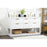 Elegant Kitchen/Bath Larkin 60" Double Bathroom Vanity, White