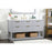 Elegant Kitchen/Bath Larkin 60" Single Bathroom Vanity, Grey
