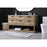 Elegant Lighting Larkin 60"L Single Vanity Sink, Natural Oak