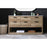 Elegant Lighting Larkin 60"L Single Vanity Sink, Natural Oak