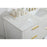 Elegant Kitchen/Bath Larkin 60" Single Bathroom Vanity, White