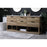 Elegant Lighting Larkin 72"L Double Vanity Sink, Natural Oak